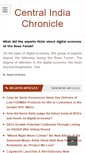 Mobile Screenshot of centralindiachronicle.com